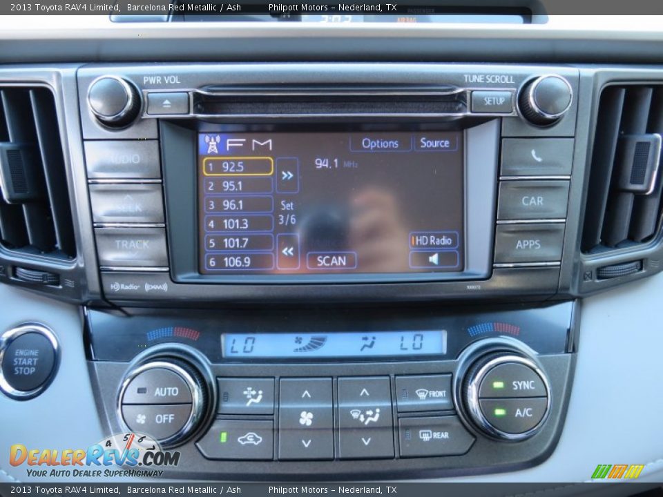 2013 Toyota RAV4 Limited Barcelona Red Metallic / Ash Photo #31