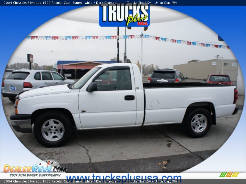 2004 Chevrolet Silverado 1500 Regular Cab Summit White / Dark Charcoal Photo #1