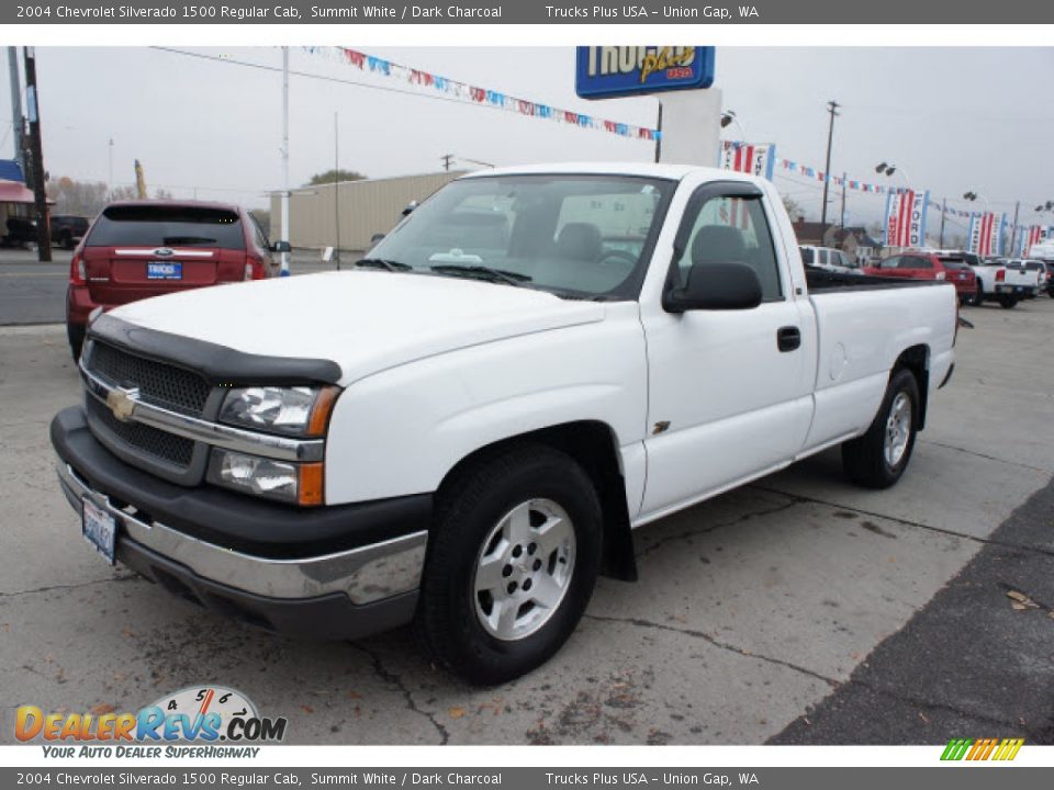2004 Chevrolet Silverado 1500 Regular Cab Summit White / Dark Charcoal Photo #7