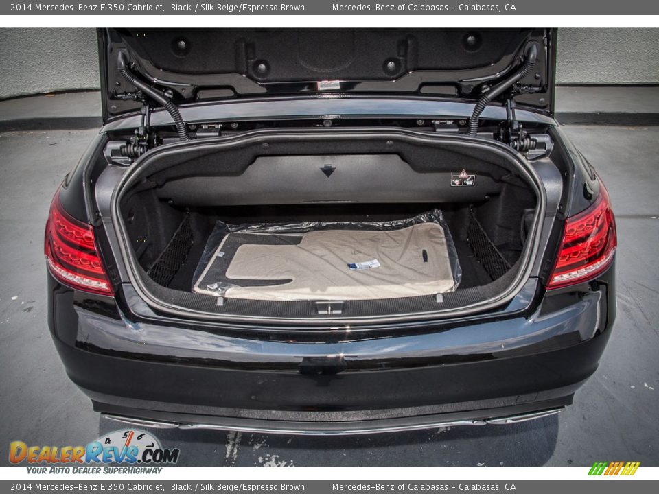 2014 Mercedes-Benz E 350 Cabriolet Black / Silk Beige/Espresso Brown Photo #4