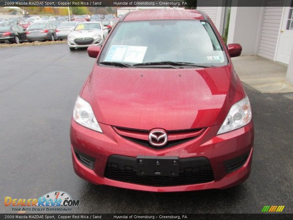 2009 Mazda MAZDA5 Sport Copper Red Mica / Sand Photo #4