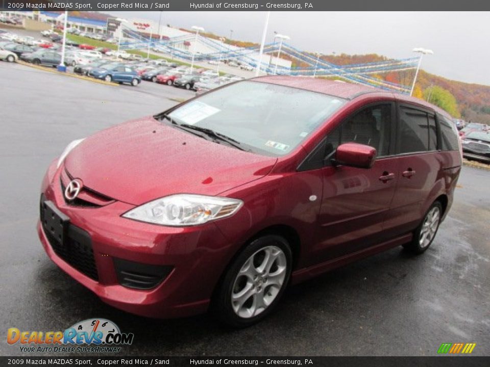 Front 3/4 View of 2009 Mazda MAZDA5 Sport Photo #5