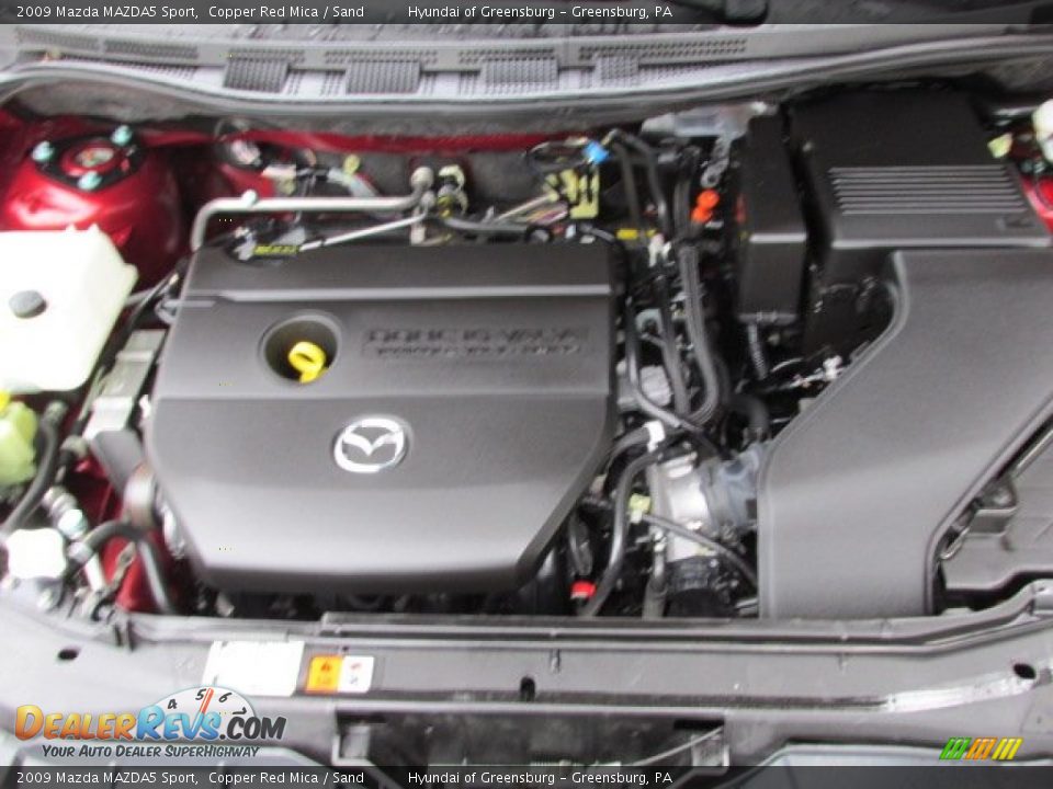 2009 Mazda MAZDA5 Sport Copper Red Mica / Sand Photo #10