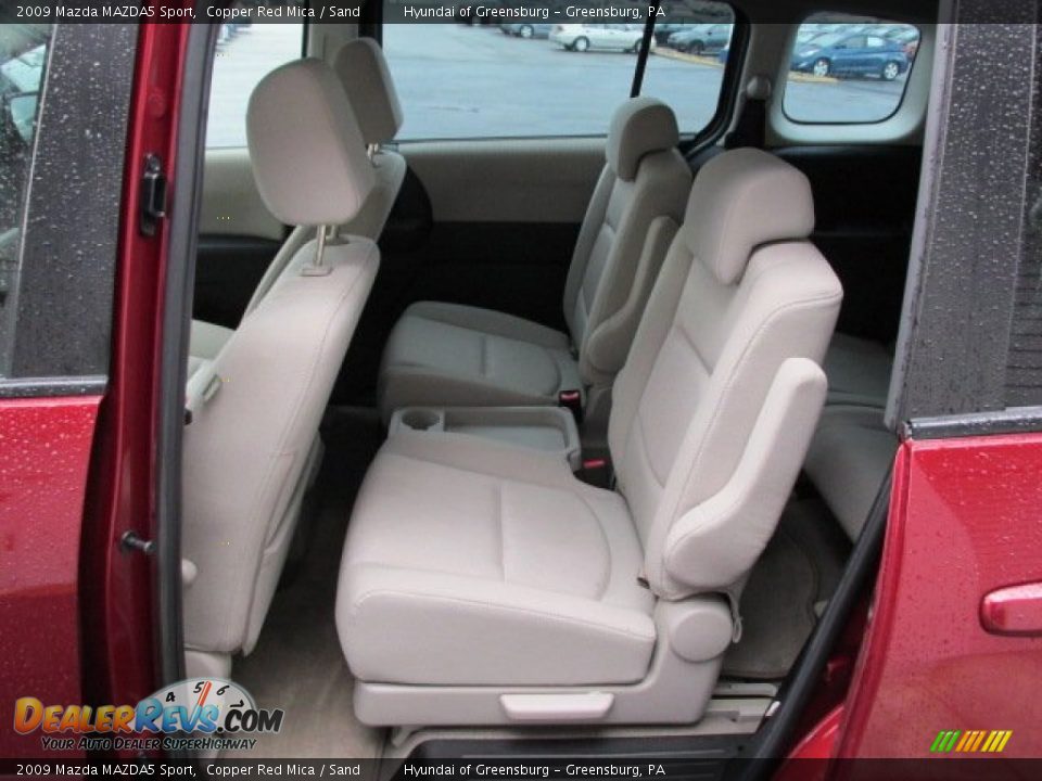 2009 Mazda MAZDA5 Sport Copper Red Mica / Sand Photo #19