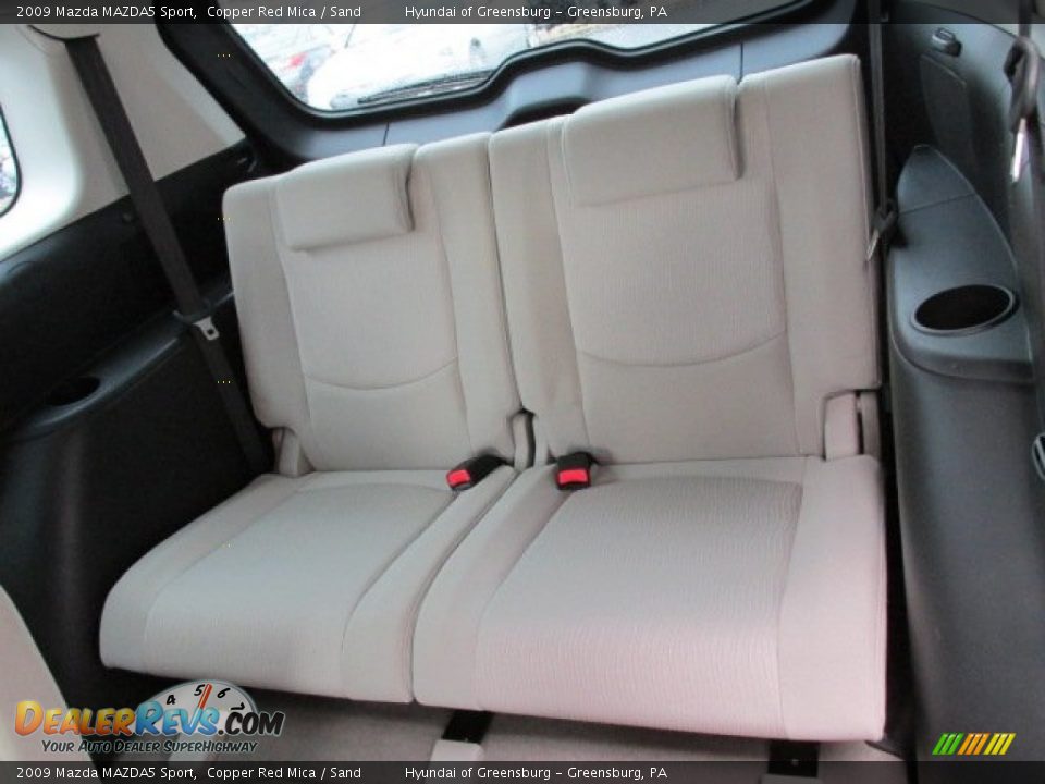 2009 Mazda MAZDA5 Sport Copper Red Mica / Sand Photo #20