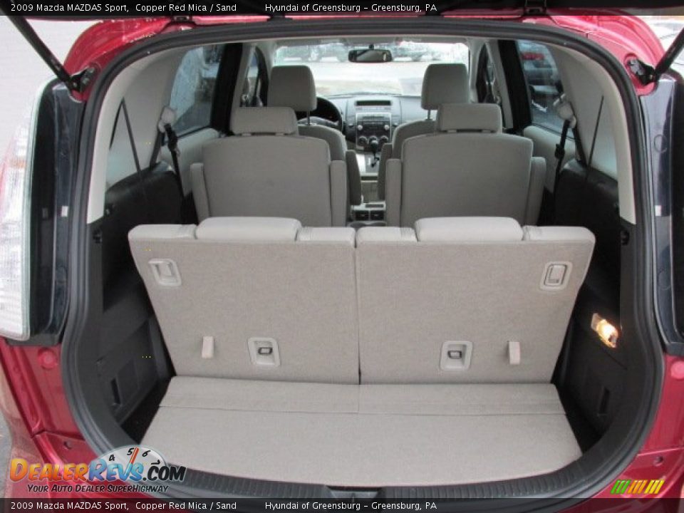 2009 Mazda MAZDA5 Sport Copper Red Mica / Sand Photo #21