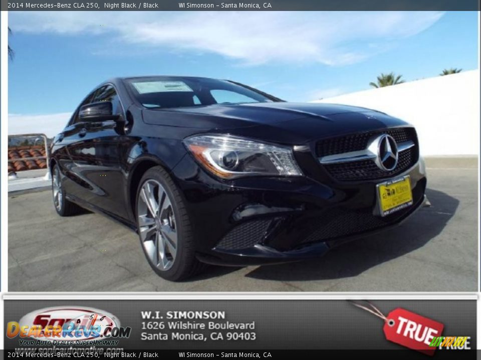 2014 Mercedes-Benz CLA 250 Night Black / Black Photo #1