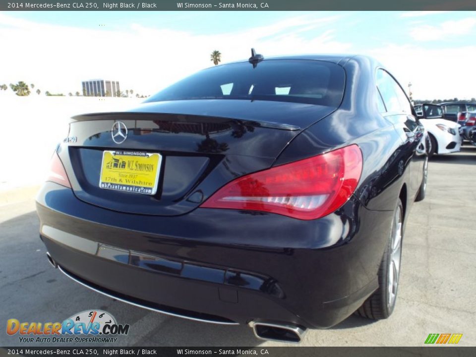 2014 Mercedes-Benz CLA 250 Night Black / Black Photo #4