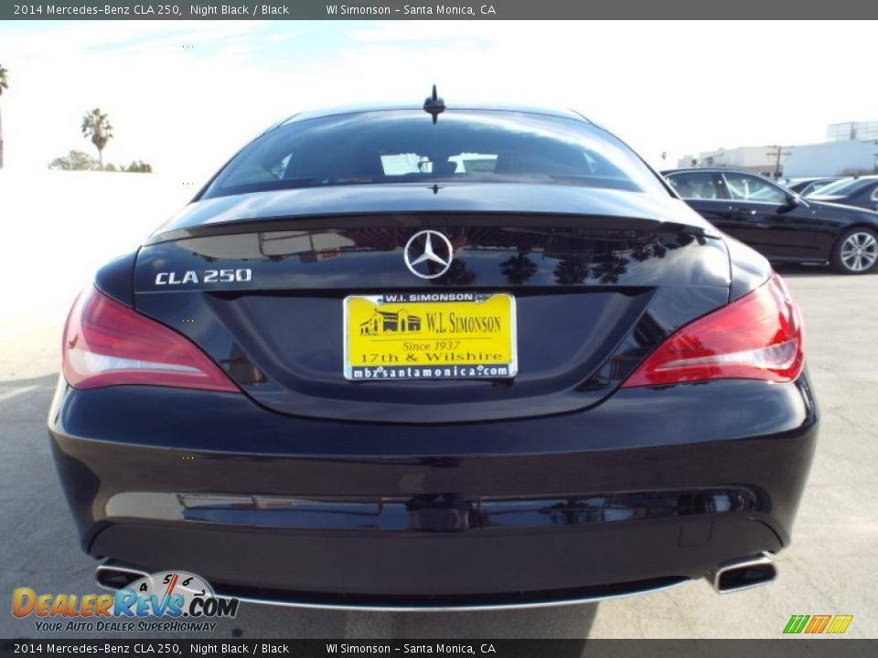 2014 Mercedes-Benz CLA 250 Night Black / Black Photo #5