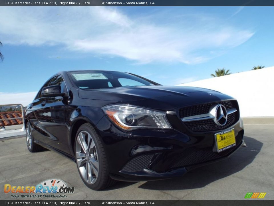 2014 Mercedes-Benz CLA 250 Night Black / Black Photo #11