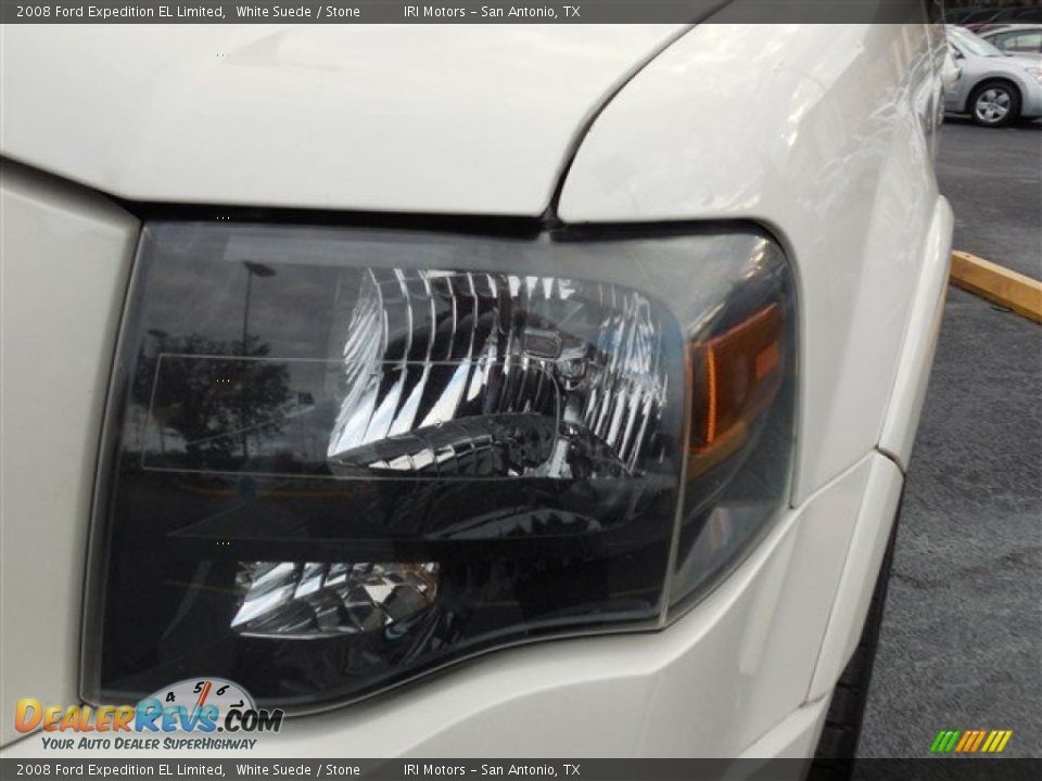 2008 Ford Expedition EL Limited White Suede / Stone Photo #4
