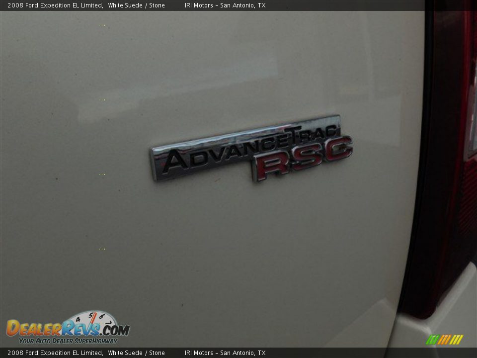 2008 Ford Expedition EL Limited White Suede / Stone Photo #13