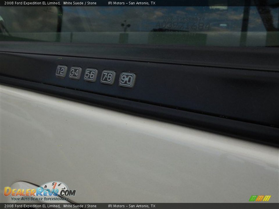 2008 Ford Expedition EL Limited White Suede / Stone Photo #14