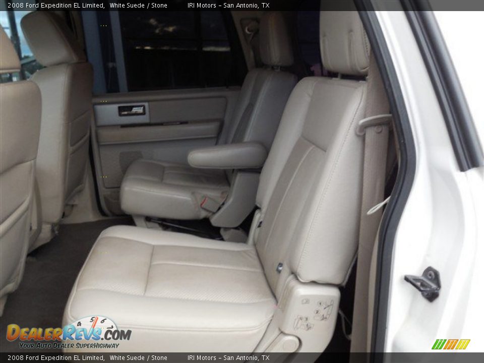 2008 Ford Expedition EL Limited White Suede / Stone Photo #19