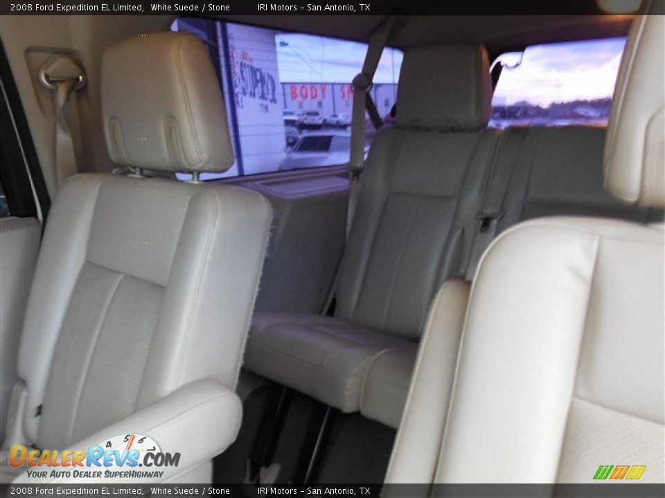 2008 Ford Expedition EL Limited White Suede / Stone Photo #20