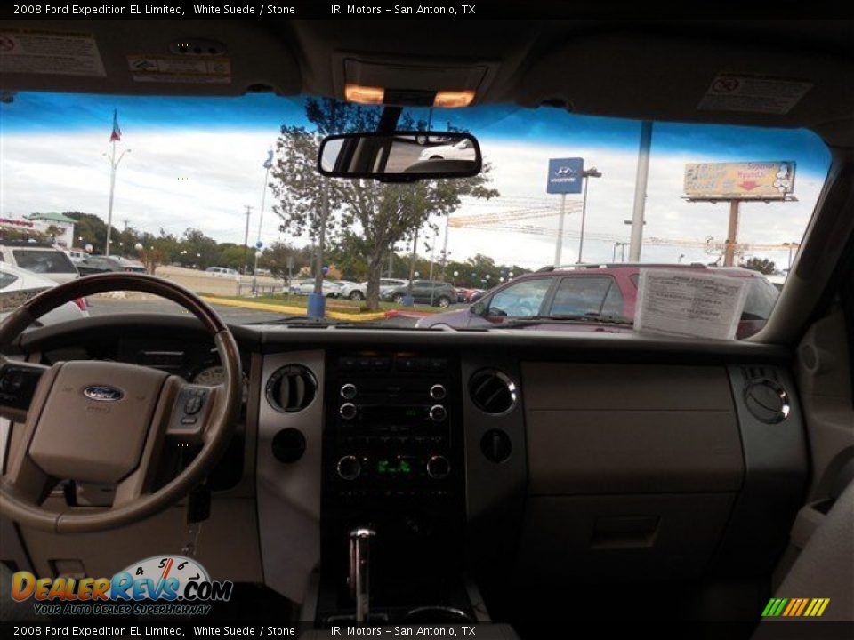 2008 Ford Expedition EL Limited White Suede / Stone Photo #22