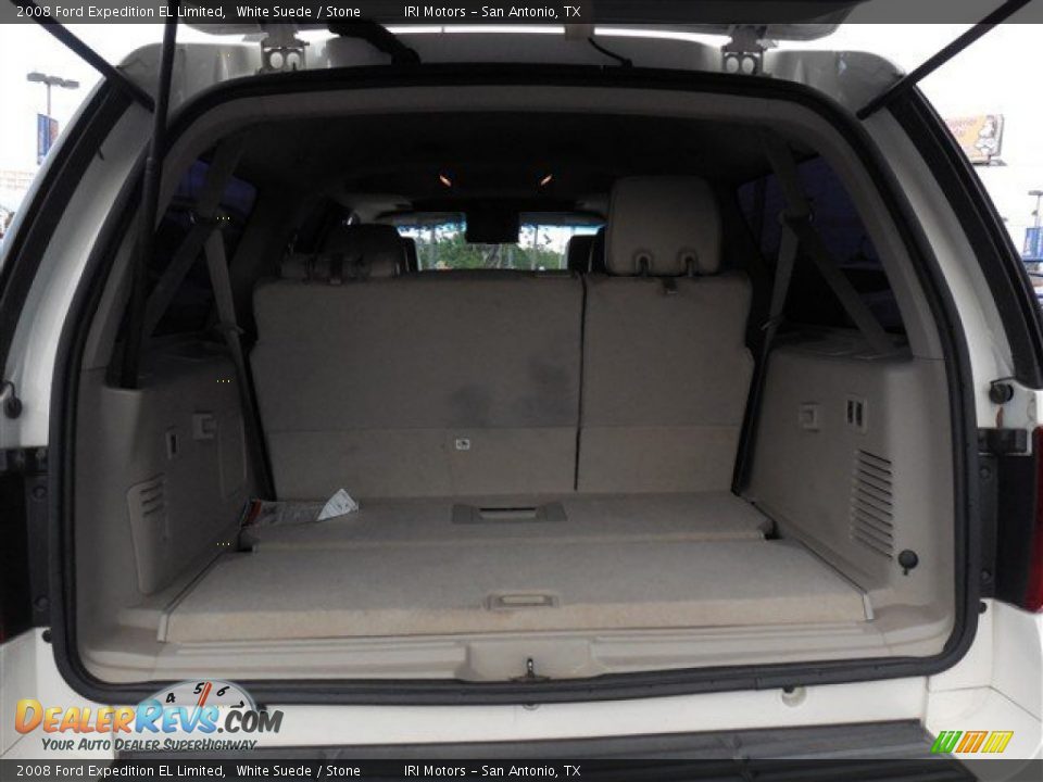 2008 Ford Expedition EL Limited White Suede / Stone Photo #24