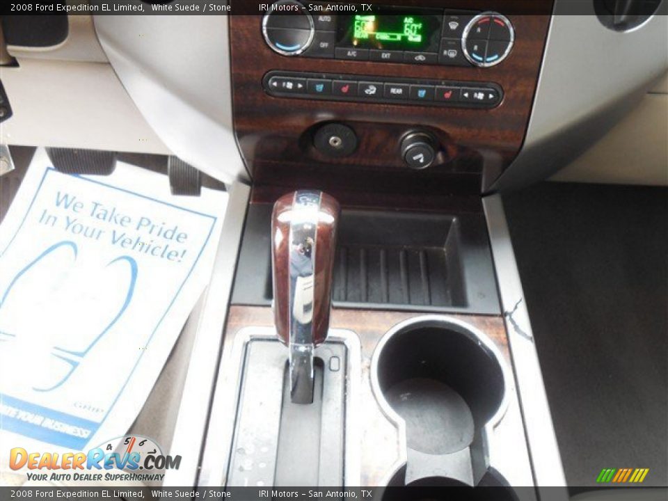 2008 Ford Expedition EL Limited White Suede / Stone Photo #29