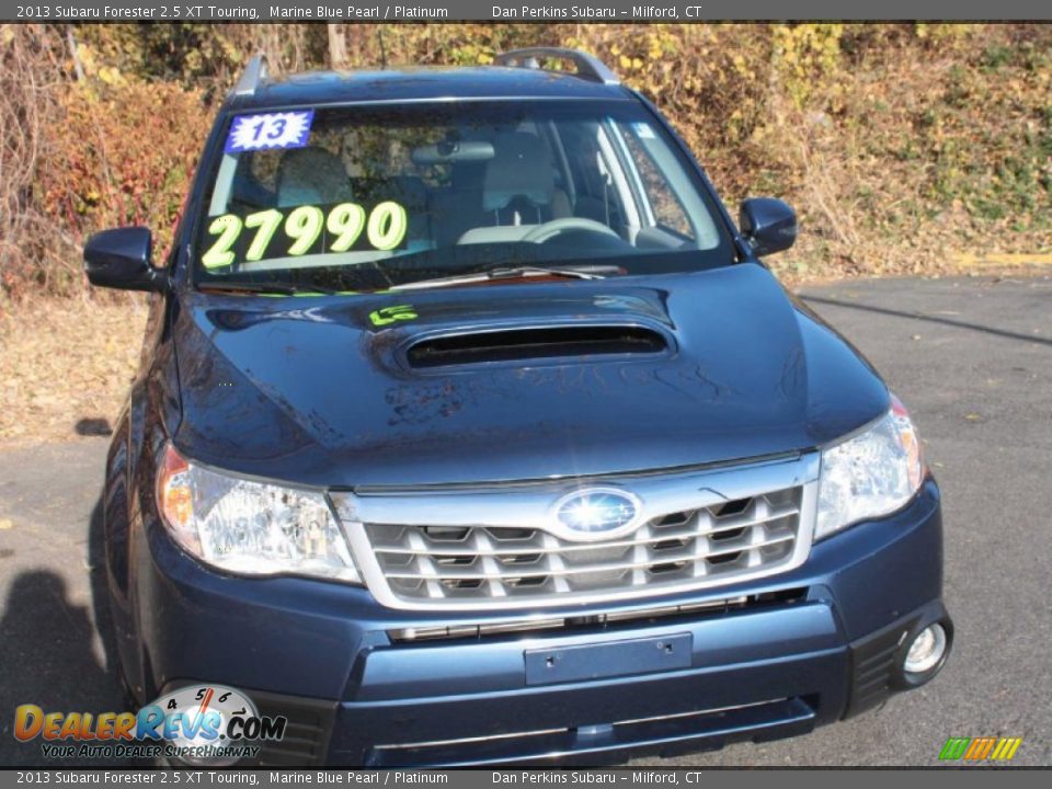 2013 Subaru Forester 2.5 XT Touring Marine Blue Pearl / Platinum Photo #2