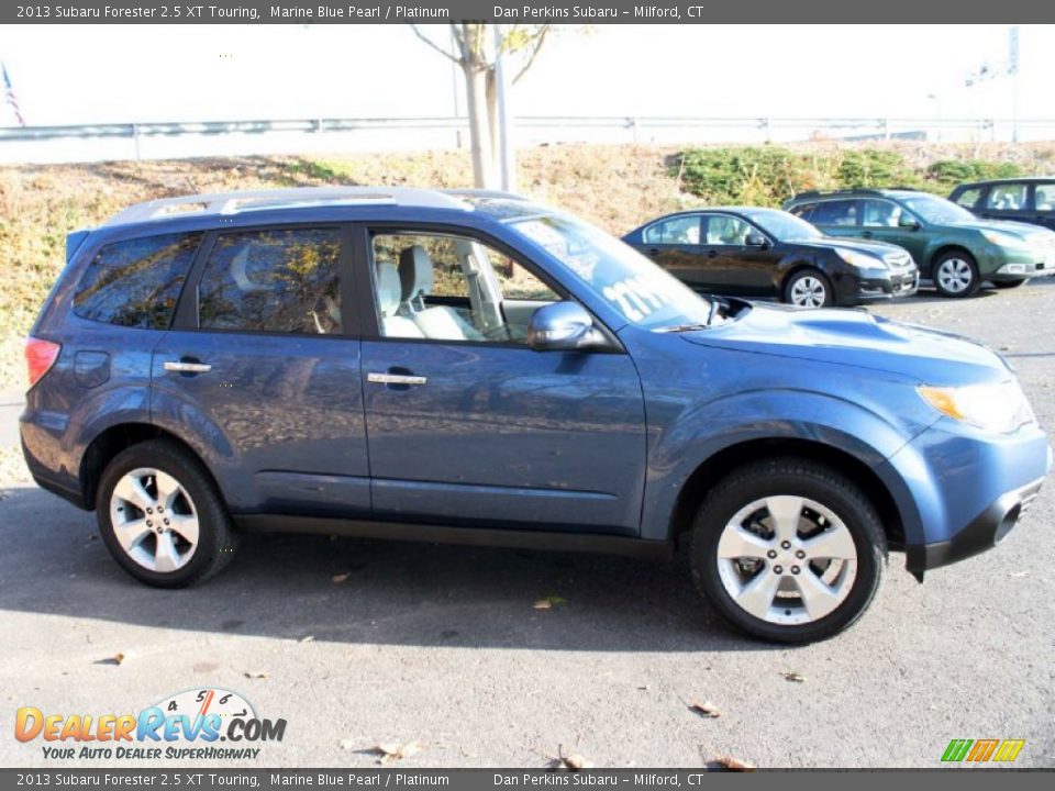2013 Subaru Forester 2.5 XT Touring Marine Blue Pearl / Platinum Photo #4
