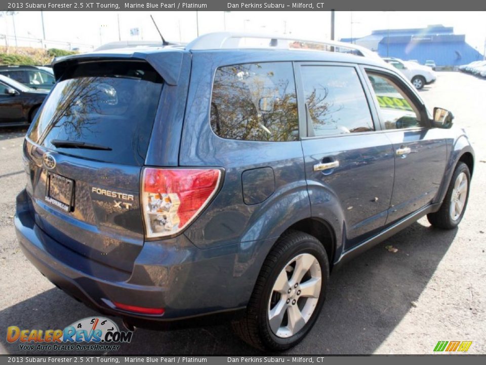 2013 Subaru Forester 2.5 XT Touring Marine Blue Pearl / Platinum Photo #6