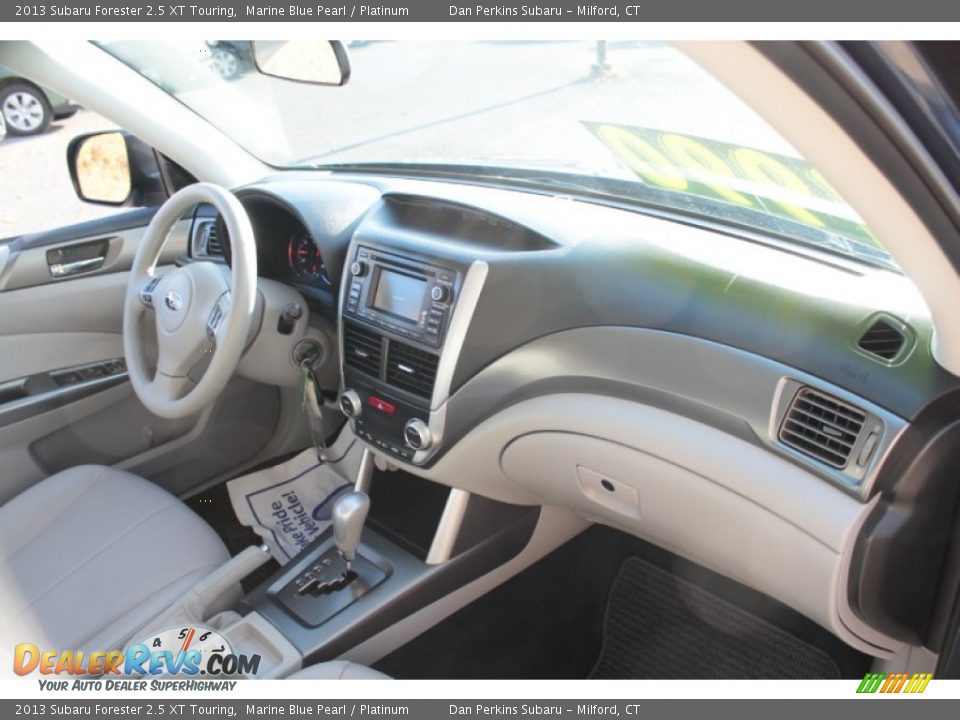 2013 Subaru Forester 2.5 XT Touring Marine Blue Pearl / Platinum Photo #9