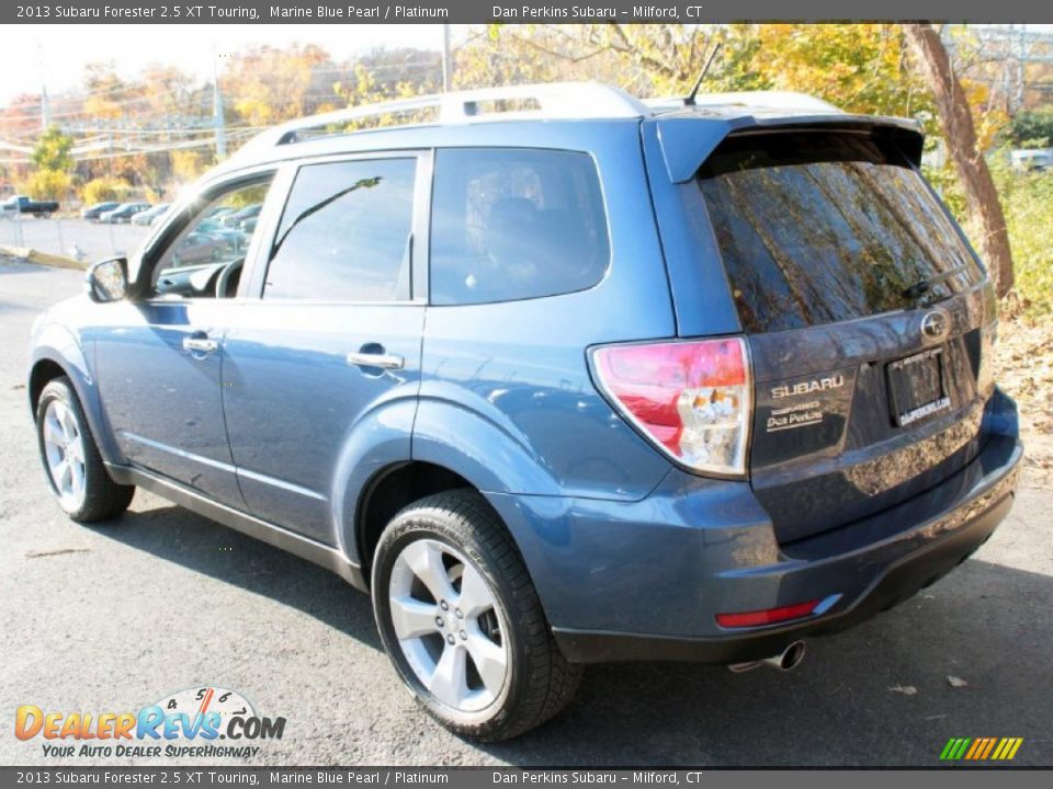2013 Subaru Forester 2.5 XT Touring Marine Blue Pearl / Platinum Photo #10