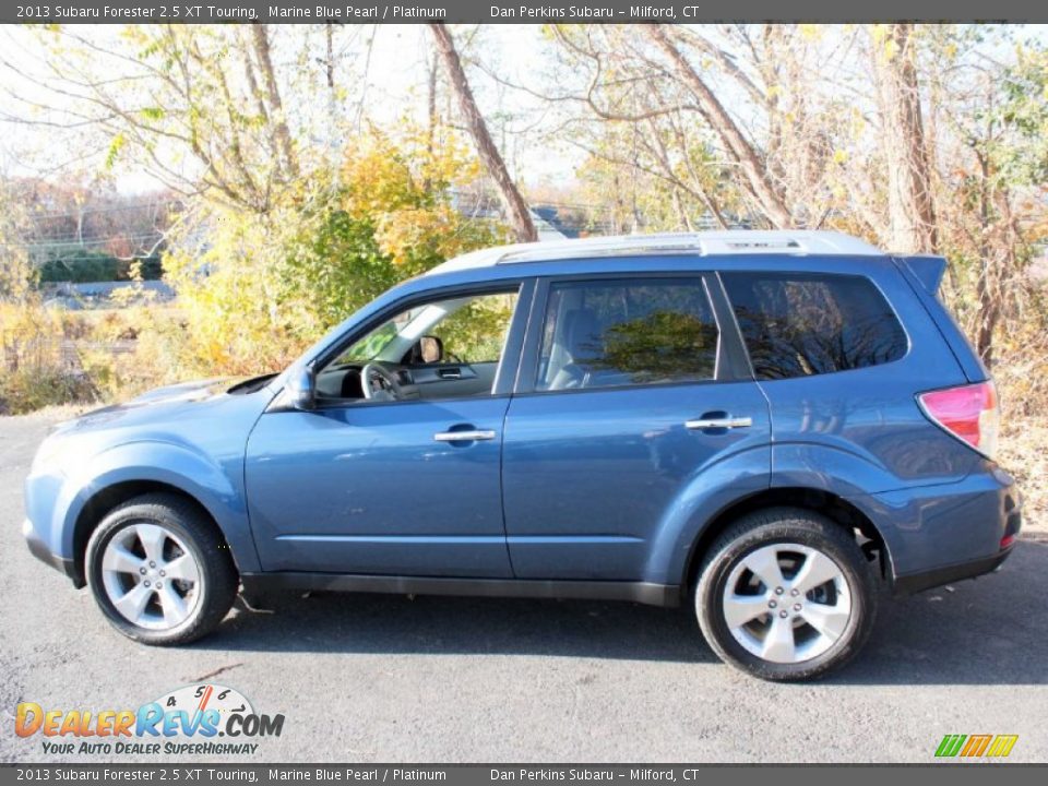 2013 Subaru Forester 2.5 XT Touring Marine Blue Pearl / Platinum Photo #11