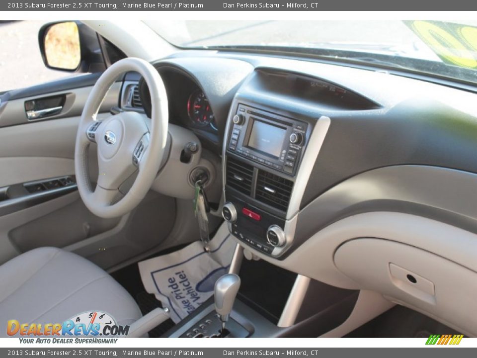2013 Subaru Forester 2.5 XT Touring Marine Blue Pearl / Platinum Photo #15