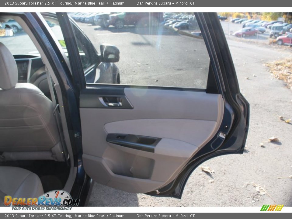 2013 Subaru Forester 2.5 XT Touring Marine Blue Pearl / Platinum Photo #21