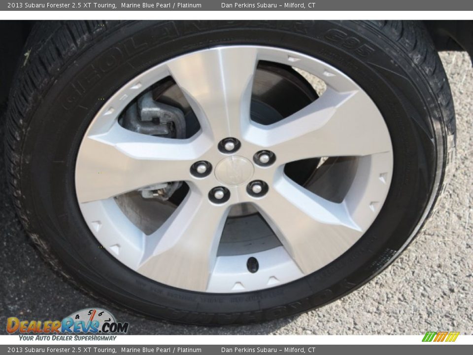 2013 Subaru Forester 2.5 XT Touring Marine Blue Pearl / Platinum Photo #23