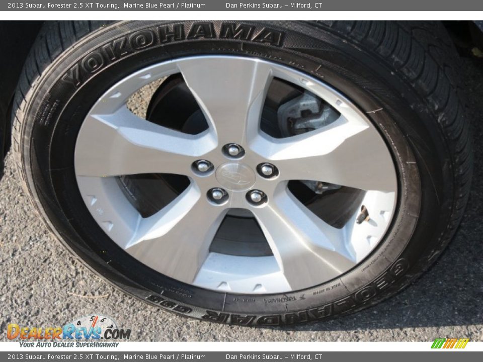 2013 Subaru Forester 2.5 XT Touring Marine Blue Pearl / Platinum Photo #25