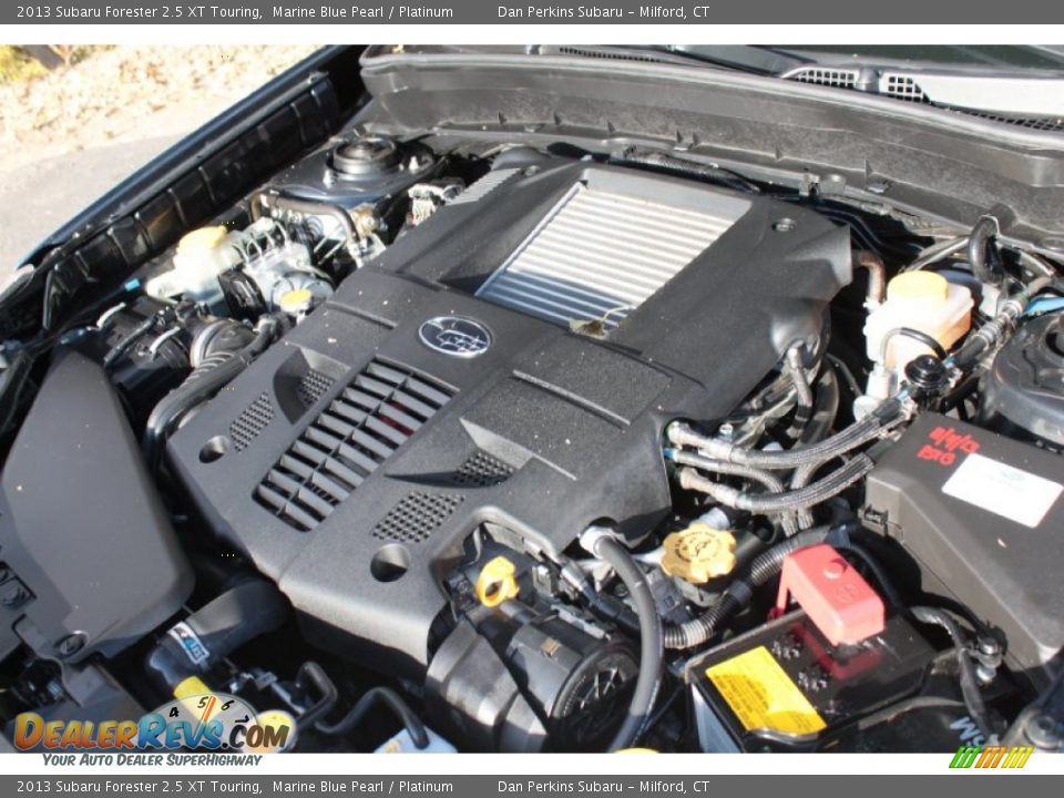 2013 Subaru Forester 2.5 XT Touring Marine Blue Pearl / Platinum Photo #26