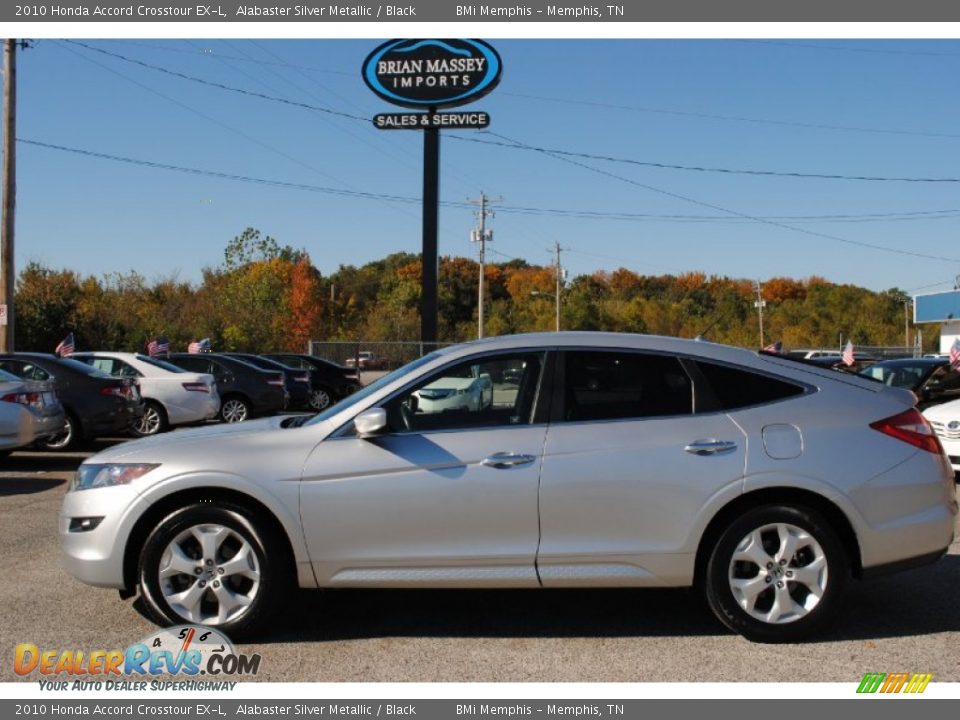 2010 Honda Accord Crosstour EX-L Alabaster Silver Metallic / Black Photo #2