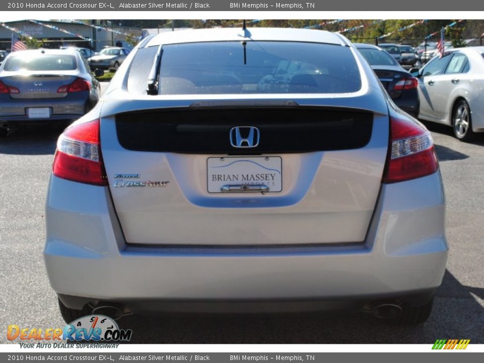 2010 Honda Accord Crosstour EX-L Alabaster Silver Metallic / Black Photo #4