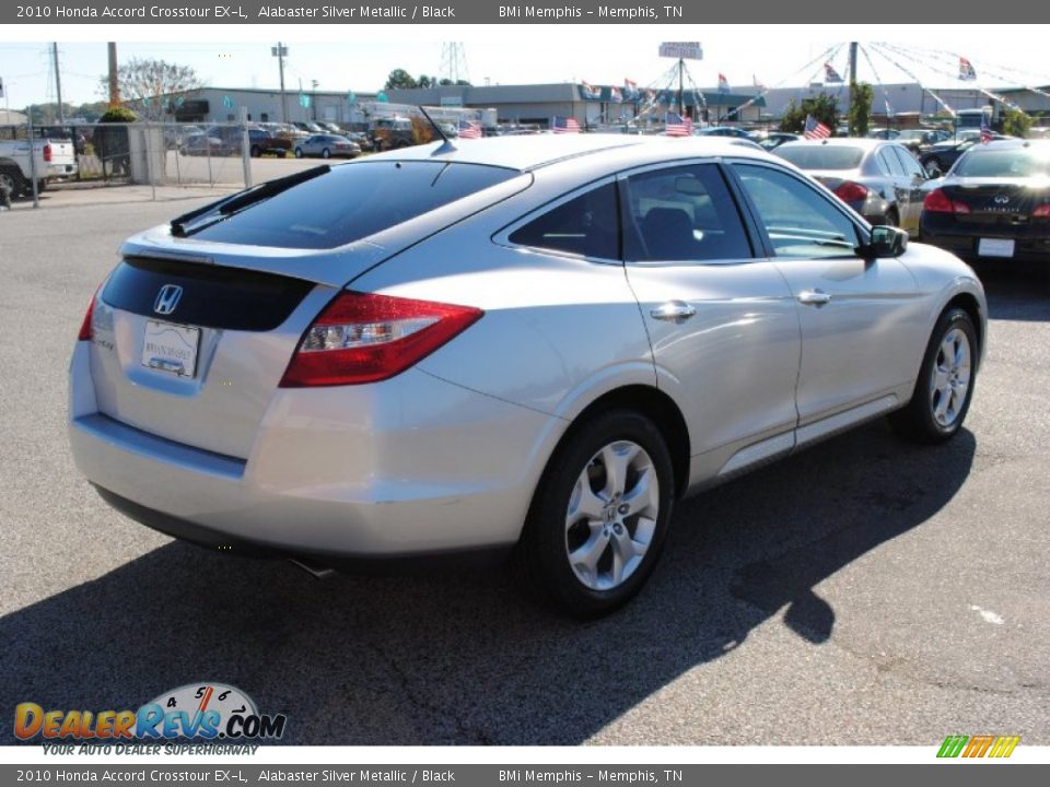 2010 Honda Accord Crosstour EX-L Alabaster Silver Metallic / Black Photo #5
