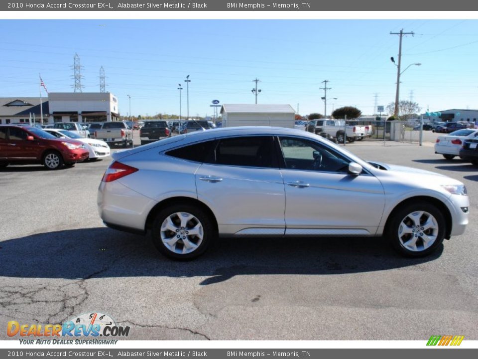 2010 Honda Accord Crosstour EX-L Alabaster Silver Metallic / Black Photo #6