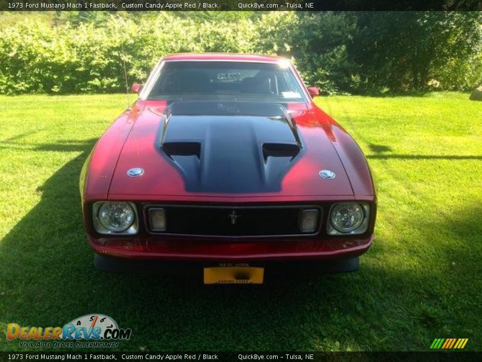 Custom Candy Apple Red 1973 Ford Mustang Mach 1 Fastback Photo #3