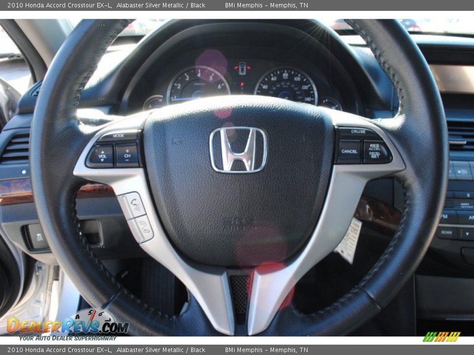 2010 Honda Accord Crosstour EX-L Alabaster Silver Metallic / Black Photo #20
