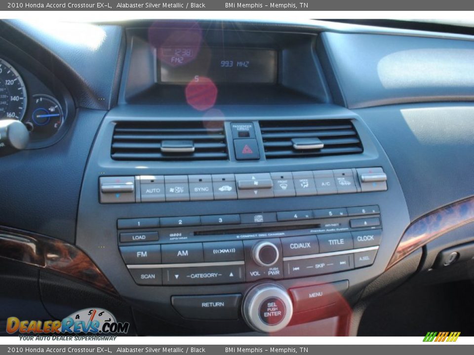 2010 Honda Accord Crosstour EX-L Alabaster Silver Metallic / Black Photo #21