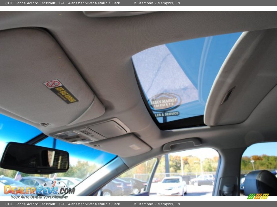 2010 Honda Accord Crosstour EX-L Alabaster Silver Metallic / Black Photo #22