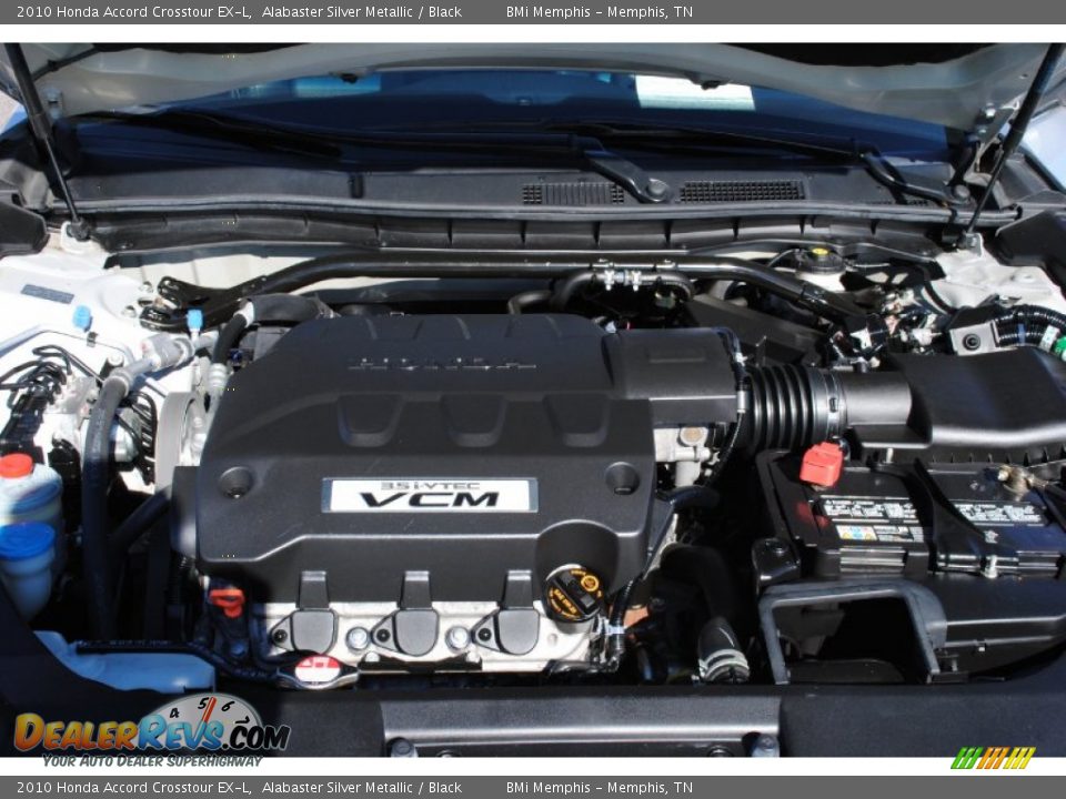 2010 Honda Accord Crosstour EX-L Alabaster Silver Metallic / Black Photo #26