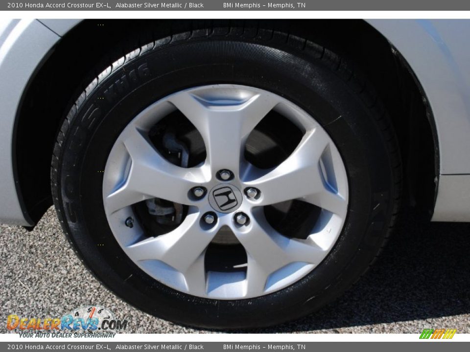 2010 Honda Accord Crosstour EX-L Alabaster Silver Metallic / Black Photo #27