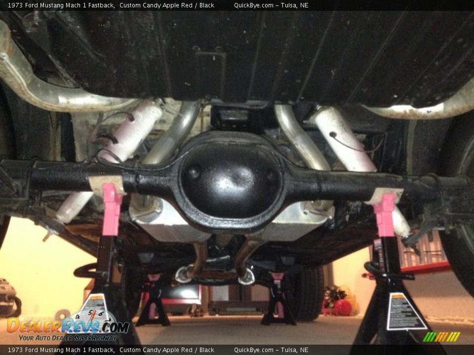 Undercarriage of 1973 Ford Mustang Mach 1 Fastback Photo #18