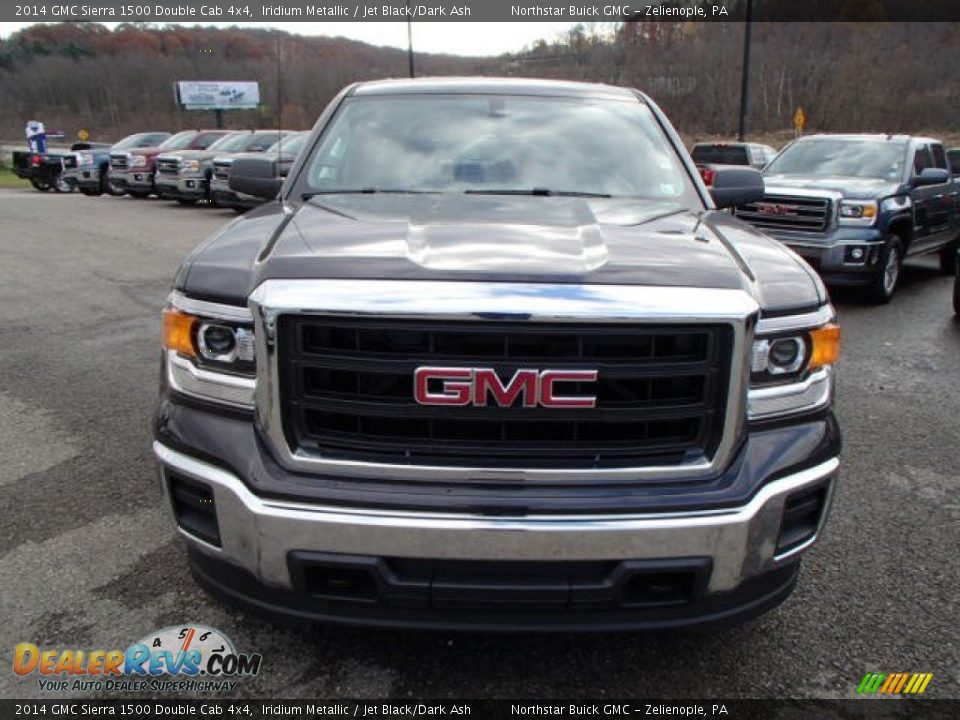 2014 GMC Sierra 1500 Double Cab 4x4 Iridium Metallic / Jet Black/Dark Ash Photo #2