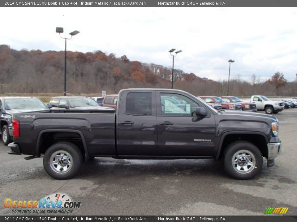 Iridium Metallic 2014 GMC Sierra 1500 Double Cab 4x4 Photo #4