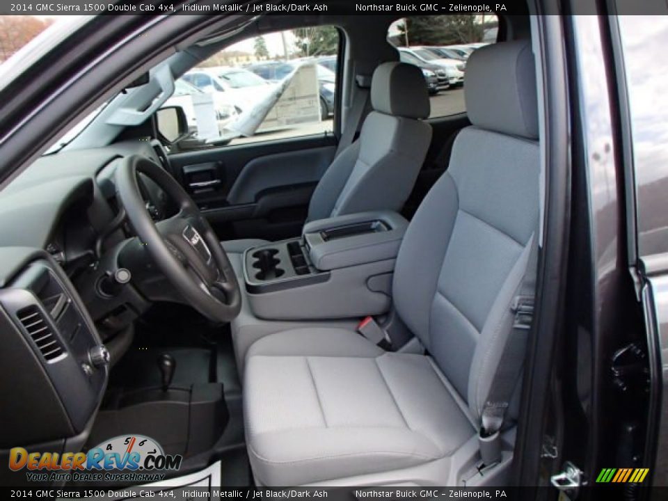 2014 GMC Sierra 1500 Double Cab 4x4 Iridium Metallic / Jet Black/Dark Ash Photo #10