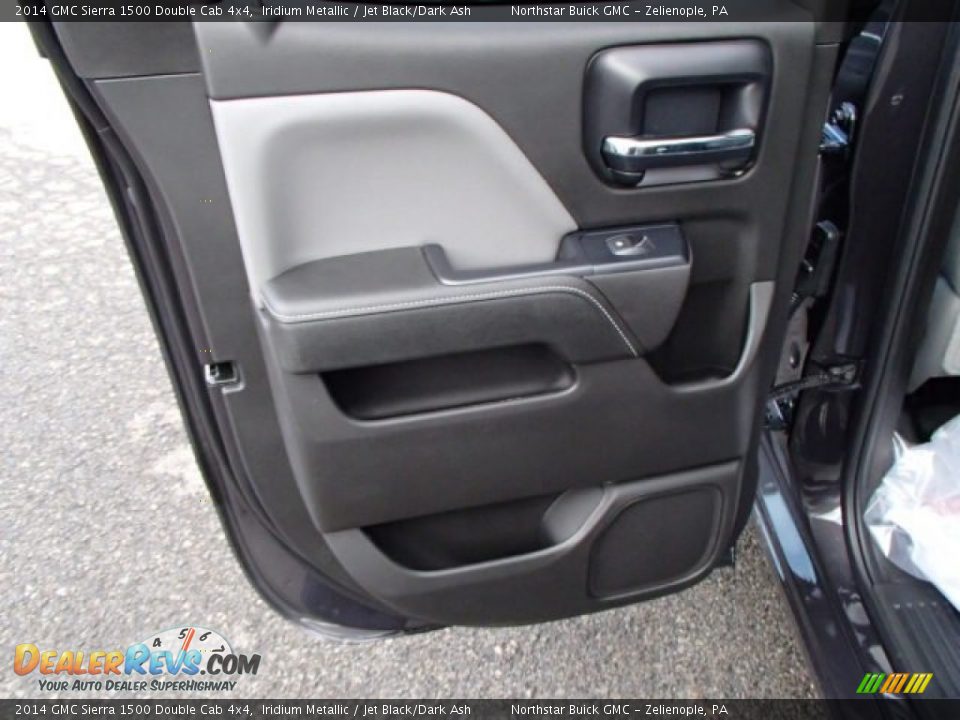 2014 GMC Sierra 1500 Double Cab 4x4 Iridium Metallic / Jet Black/Dark Ash Photo #13