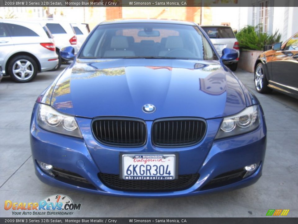 2009 BMW 3 Series 328i Sedan Montego Blue Metallic / Grey Photo #6