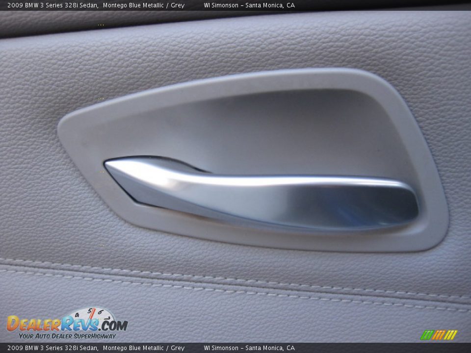 2009 BMW 3 Series 328i Sedan Montego Blue Metallic / Grey Photo #7